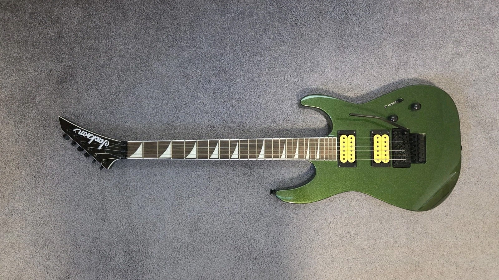 Used Jackson X Series Soloist SLX DX - Manalishi Green Electric Guitar
