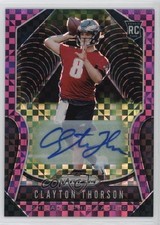 2019 Panini Prizm Rookies Purple Power 36/49 Clayton Thorson #310 Auto 0yn1