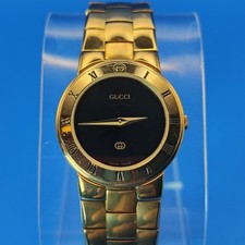 Orologio Vintage 1989 Gucci 3300L Swiss Made 14mm Donna Quarzo Lusso 24kt GP