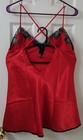 VTG NWOT FREDERICK'S OF HOLLYWOOD Nightie Chemise Slip Red Satin Medium — photo 7