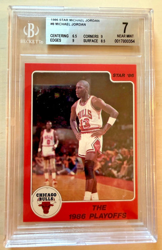 1986 Star Michael Jordan - Michael Jordan #8 (RC) - Invest now!!