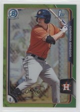 2015 Bowman Chrome Prospects Green Refractor 80/99 Conrad Gregor #BCP55 p6k
