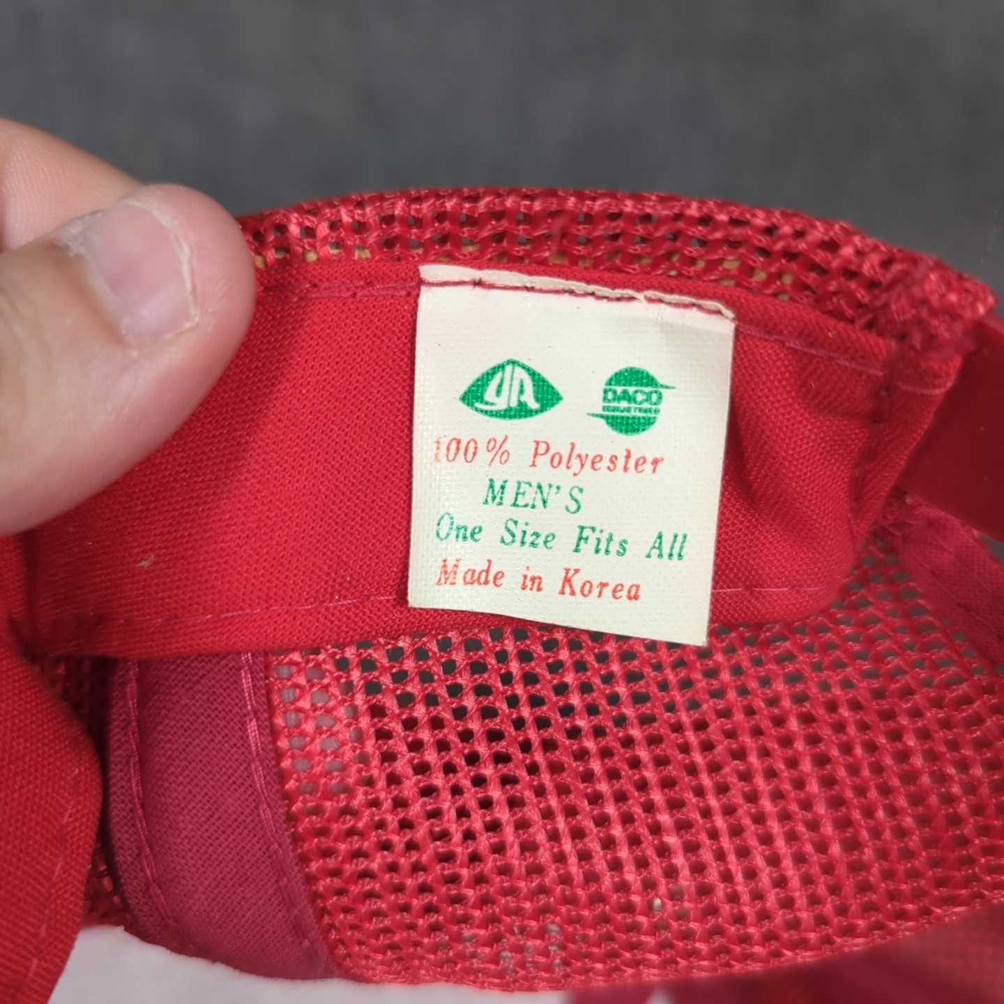 Vtg SnapBack Trucker Hat Cap Patch Front Mesh Coo… - image 6