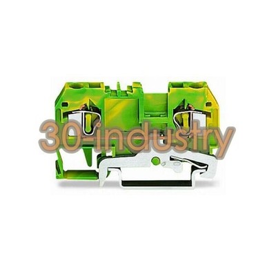 QTY:50/BOX For 281-907 Conductor Protective Conductor Clamp 4mm2 Terminal   *hu