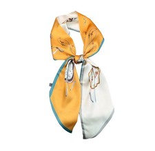 Mulberry Silk Like Head Scarf Hair band Ribbon Womens Fashion Neck Satin Scar...