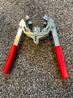 BREV ITALY RED HANDLE BOTTLE CAPPER TOOL - USED — photo 1
