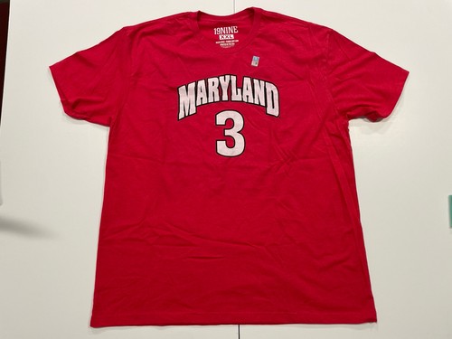 Vintage Juan Dixon #3 Maryland Terps Tee Shirt Mens XXL 2XL Terrapins