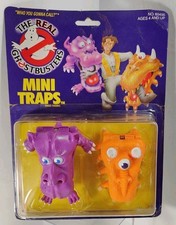 1984 Kenner The Real Ghostbusters Mini Traps 80400 bent card NOS
