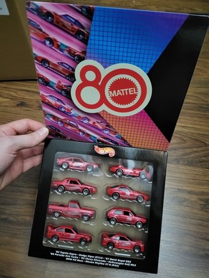 Hot Wheels Silver Series 80th Anniversary 8er Set JGK09 Mattel 2025