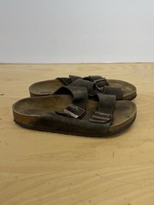 BIRKENSTOCK ARIZONA Soft Footbed Mocha Suede SANDAL Womens Size 7