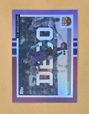 Juego Equipo Topps 2025-26 Púrpura 1/250 Deco #44 Primera Impresión SP Barcelona Raro