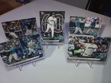 Lot Of 5 CAL Raleigh Topps Now 2025  With Ken Griffey Jr And Mickey Mantle