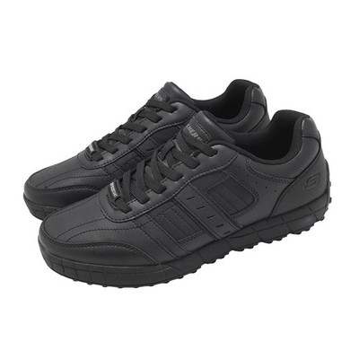 Skechers Shoes Mens 12 Elston Black Sneakers Slip Resist Soft Toe Work Lace Skechers Men main image 2