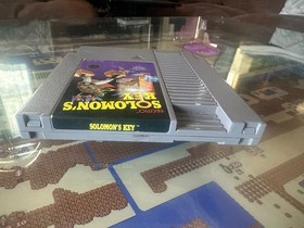 NES Nintendo Solomon's Key CIB sello redondo completo con p&oacute;ster manual probado Tecmo