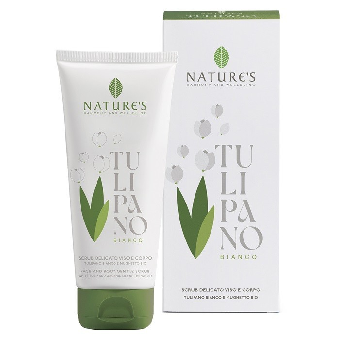 Bios Line Bianco Scrub Nature's Tulipano Viso E Corpo Delicato - Immagine 2