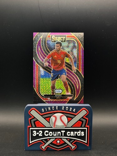 2024-25 Panini Select FIFA #189 Rodri Purple Mojo