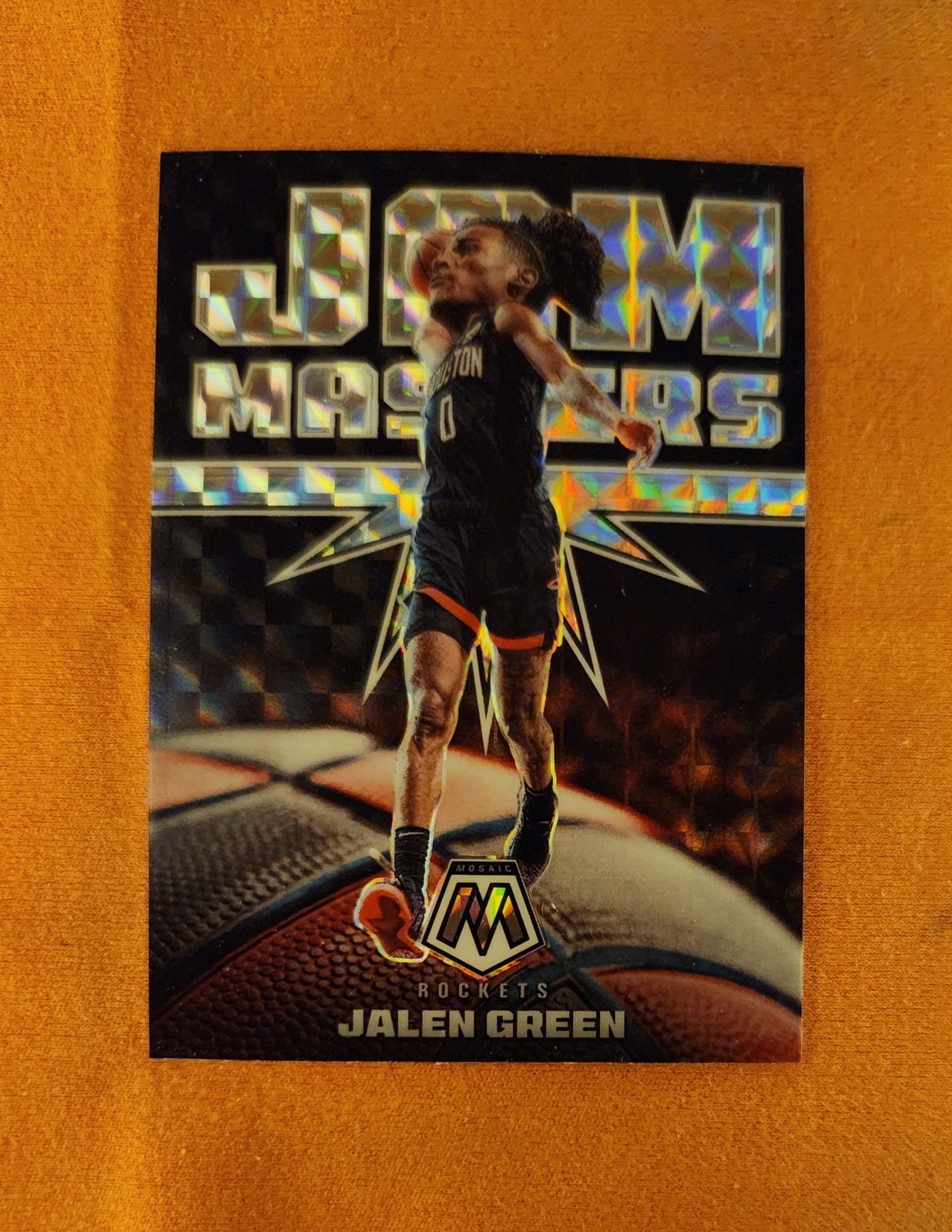 Jalen Green 2021-22 Mosaic Jam Masters 11 silver mosaic prizm rc