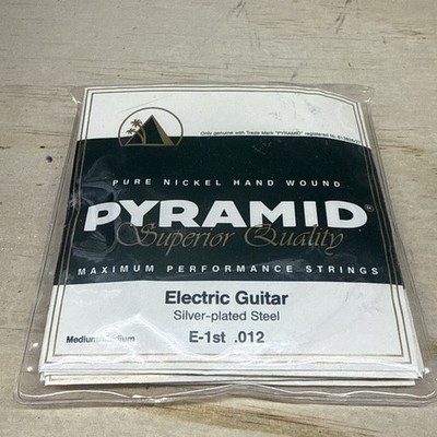 Pyramid Maximum Performance .012 Silver Plated Guitar Strings Set NOS