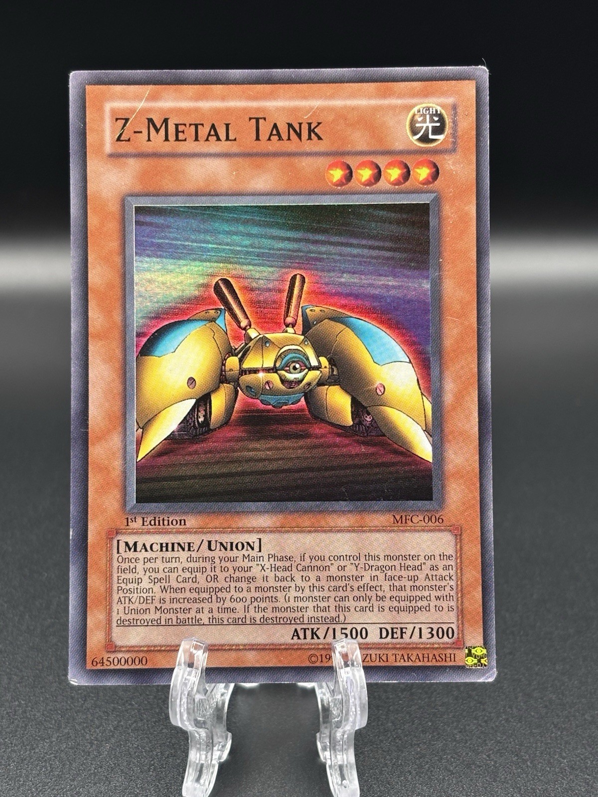 Z-Metal Tank MFC-006 YuGiOh Magician's Force trading card — raw and PSA graded price guide