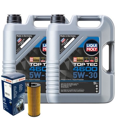 Motoröl 5W30 LIQUI MOLY Top Tec 4600 10L+BOSCH Ölfilter