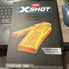 4 boxes Zuru X-Shot X Shot Pro, 1 Half Clip And 1 Full Clip. Clips Only . New