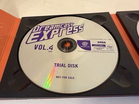 SEGA Dreamcast Express No.4 Demo Software SEGA OFFICIAL CLUB Used