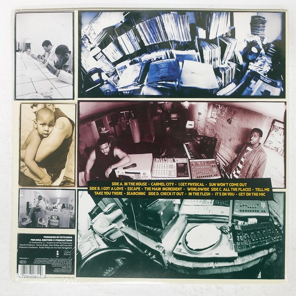 PETE ROCK & C.L.SMOOTH MAIN INGREDIENT ELEKTRA 7559616611 Europe VINYL 2LP - Image 2 of 3