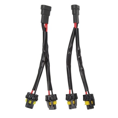 Cavo Sdoppiatore Di Alimentazione DC 5,5x2,1 Mm – 2 Vie, 40 Cm, 3A, Per Telecamere E Strisce LED - 3