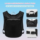 Running Vest for Women Men - Adjustable Chest Straps,500ml Soft Flask — photo 5