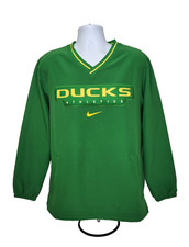 Oregon DUCKS Football TEAM ISSUED Nike Pullover JACKET      Men's  L