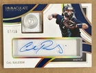 2022 Immaculate Collection Cal Raleigh Rookie Patch Button Autograph/10 Mariners