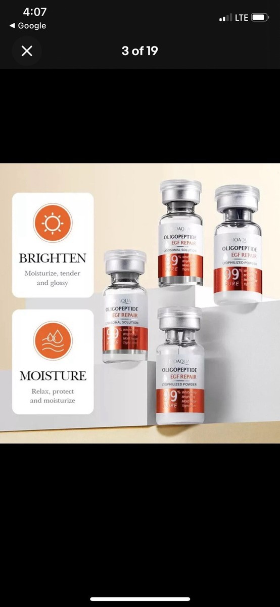 【専用】Biodroga Liquid Make Up N2　３本セット BIOAQUA OLIGOPEPTIDE EGF REPAIR Lyophilized Freeze Dried
