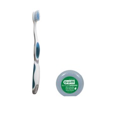 GUM Summit Toothbrush/Floss Adult Pt Bundle 144/Kit