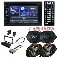 6.2" CD/DVD Bluetooth AM/FM Car Stereo & Speakers for 2005-2014 Ford F-150 F-250