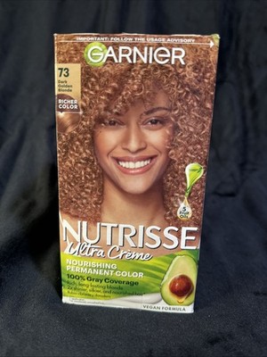 Garnier Nutrisse Ultra Nourishing Hair color Dark Golden Blonde #73  BNIB
