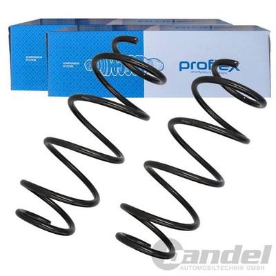 2X PROFLEX FAHRWERKSFEDERN VORNE PASSEND FÜR SKODA FABIA VW POLO LINKS+RECHTS |