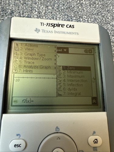 TI-Nspire CAS+ graphischer Taschenrechner Texas Instruments gebraucht - Bild 11 von 11