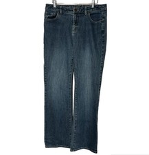 Lands End Jeans Pants Medium Wash Bootcut Women's Size 10