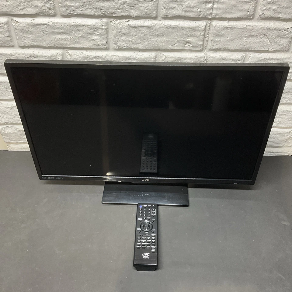 JVC LT-24DE73 24" TV DVD Combo 720P 60Hz LED HDTV With OEM Remote gaming camping - Image 2 of 4