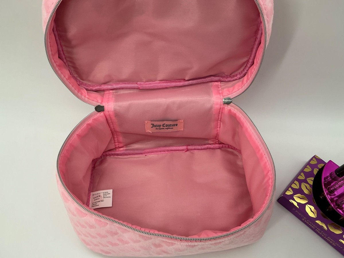 Juicy Couture Pink Heart Brush Amazon.com: Juicy Couture Pink Makeup Bag Cosmetics  main image 3