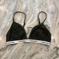 Calvin-klein Women's Green Bra