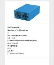 29 x Ex-bewertete Roxtec Module (RM 20w40 Ex) EXRM00120401000 f&uuml;r 3,5-16,5 mm Kabel