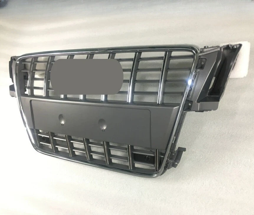For Audi A5 S5 2008-2011 S5 Gray Style Chrome ring Strip Front bumper Grille  - Imagen 3 de 3