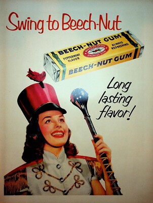 Original 1940s Beech-nut Gum: Swing, Long Lasting Flavor | eBay