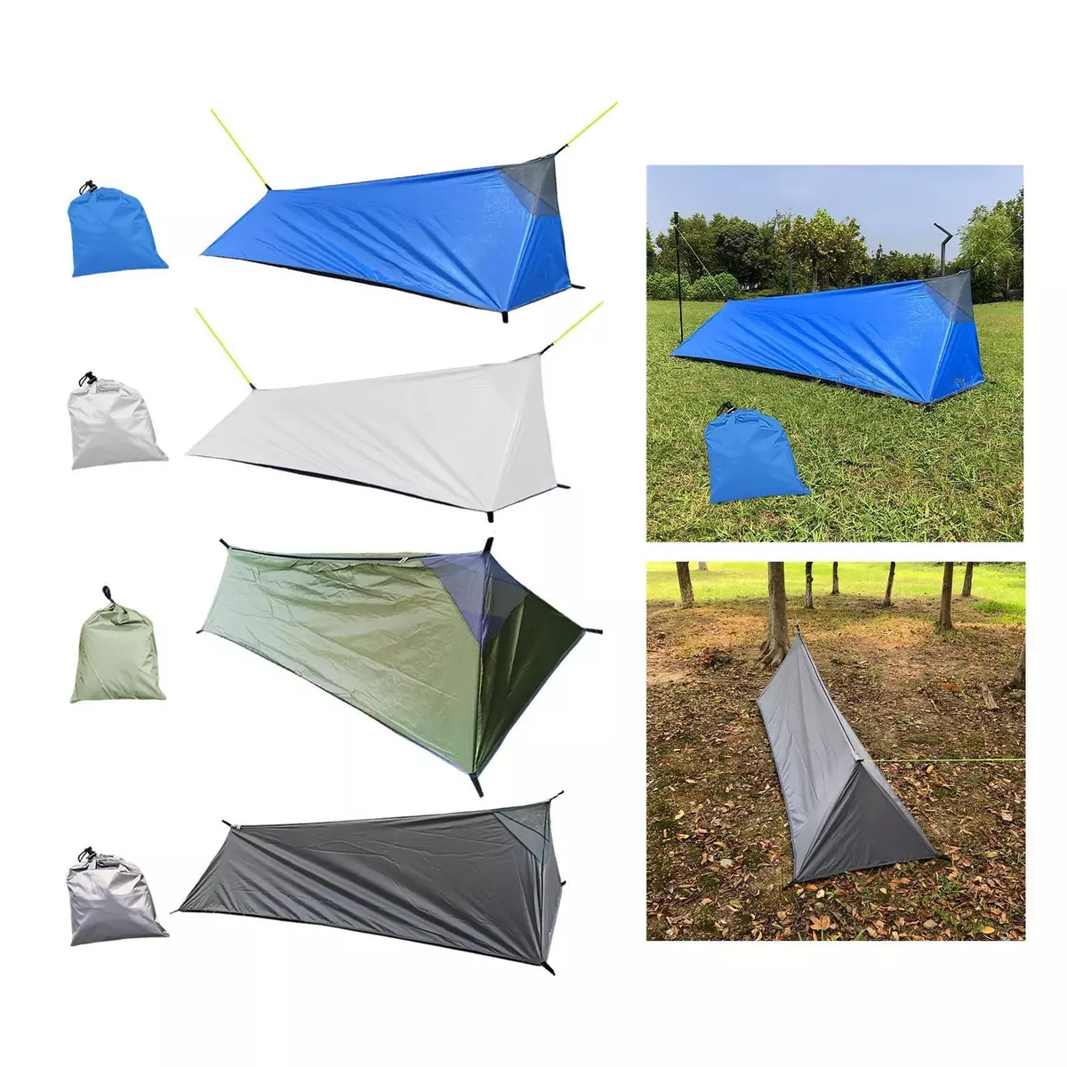 Lightweight Camping Tent Waterproof Shelter Sleeping Bag Easy Set