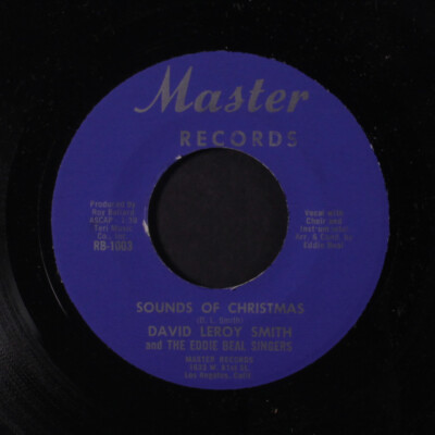 DAVID LEROY SMITH: sounds of christmas / join we the angels MASTER 7'' Single