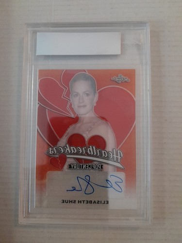 Rompecorazones Elizabeth Shue 1/1 naranja transparente a prueba automática 2021 Leaf Pop Century - Imagen 2 de 2