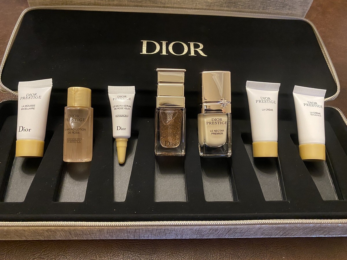 Dior Prestige 7-Piece Mini Set with Gold 