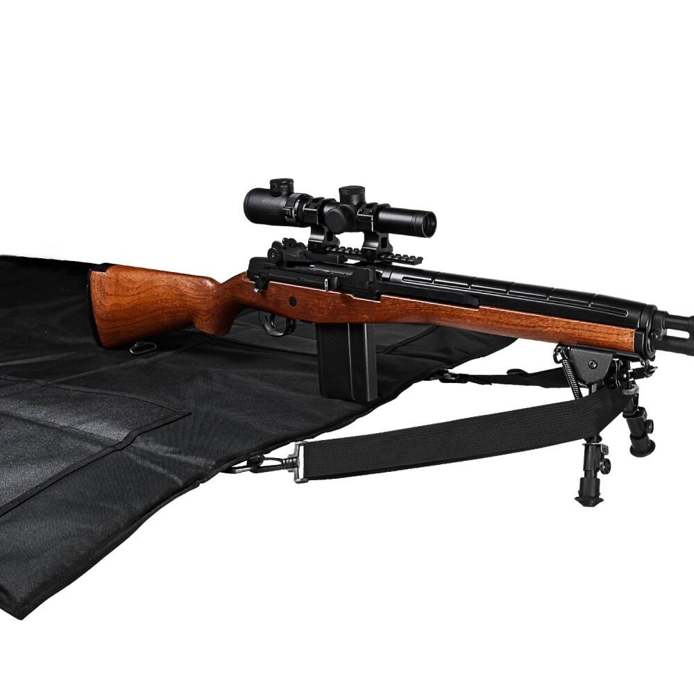 (未使用･未開封品)　NcStar ぐるぐる巻く(ロールアップ) 射撃用マット 69 in. ブラック df5ndr3 NcSTAR Heavy Duty Padded Roll Up Shooting Mat Hunting