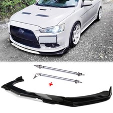 For Mitsubishi Lancer Front Bumper Lip Splitter Accessories Parts Strut Rods For Mitsubishi Lancer Front Bumper Lip Splitter Accessories Parts Strut Rods